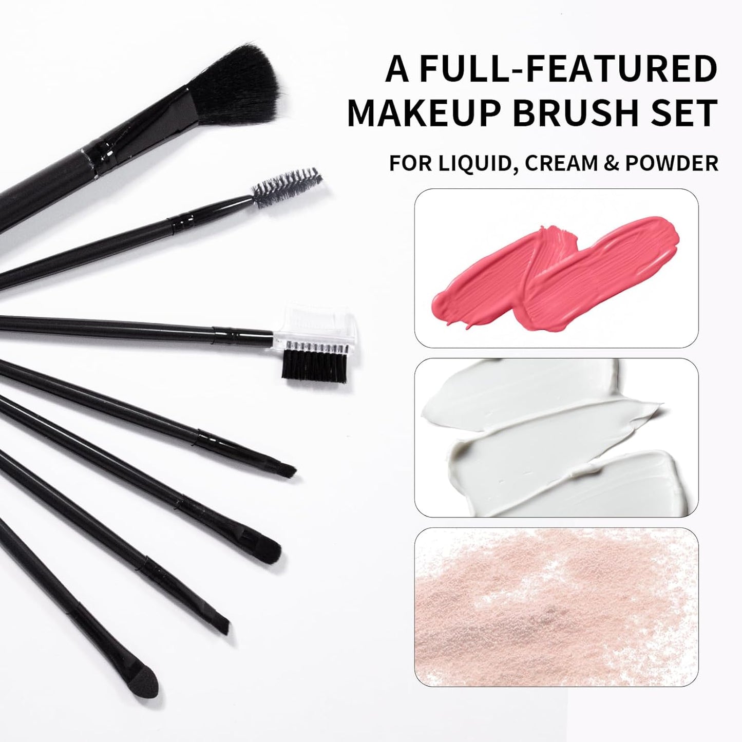 Makeup Kit For Girls Teens Women, Makeup Set, Makeup Present, Includes Eyeshadow Palette, Foundation, Eyebrow Pencil, Eyeliner, Lip Gloss, Counter Stick, Makeup Brush Set Bag & Sponge