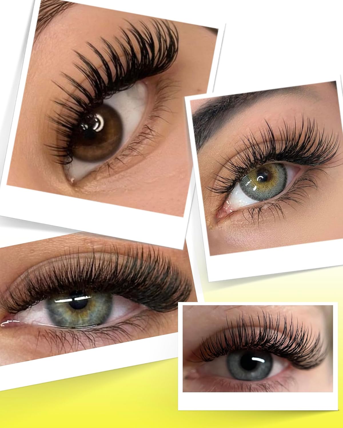 BEYELIAN Eyelash Extension 0.15 C Curl 7-15mm Mixed Tray Easy Fan Lash Extensions Volume Lashes Individual lash Extensions Professional Use Natural Classic Matte Black (0.15 C 7-15mm Mix)