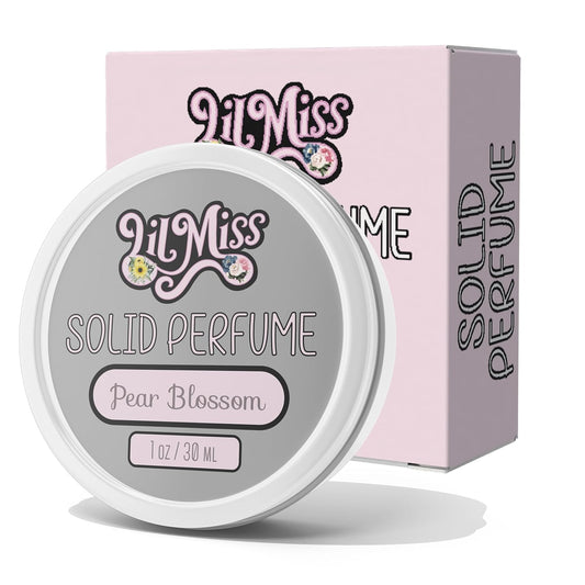 Pear Blossom Women's Solid Perfume Balm, Floral Fragrance and Pear Perfume, Blossom Pear Fragrance Balm for Women (1 Ounce)