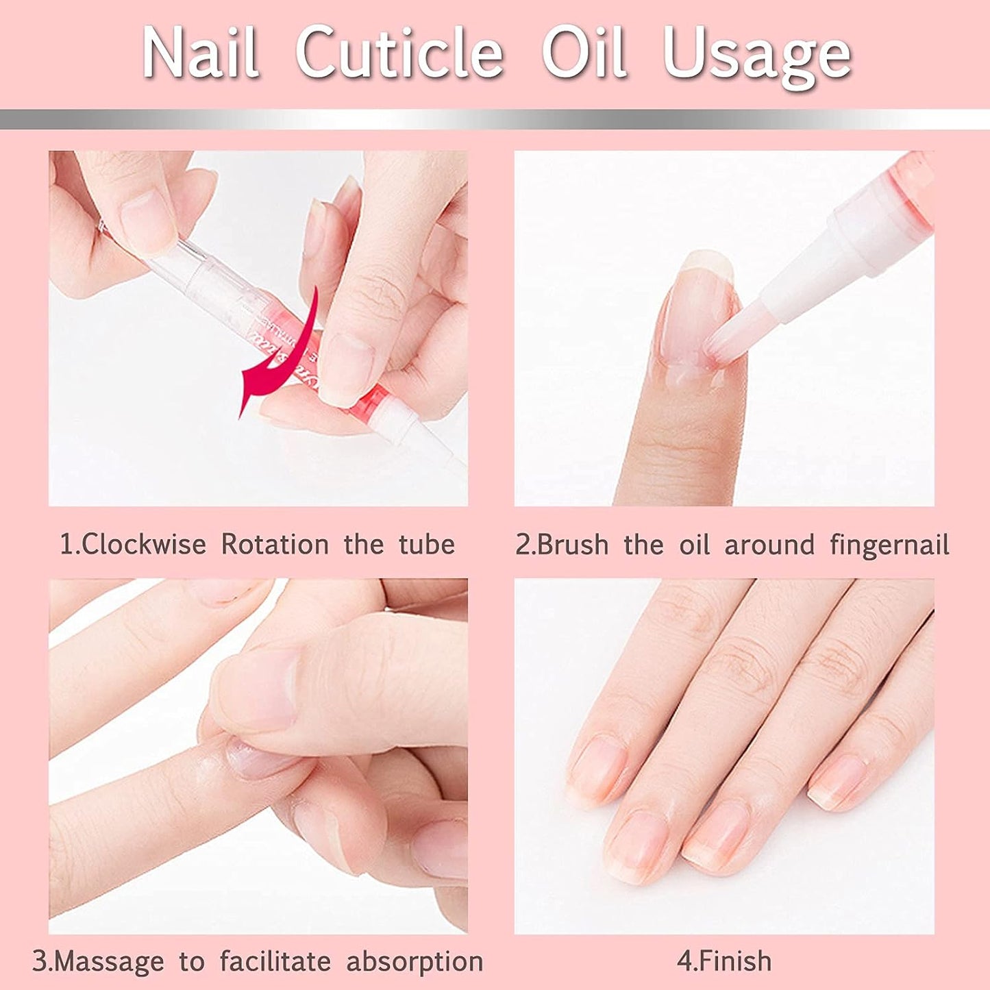 Nail Cuticle Oil Pen 18 Scents Gel Nail Oil Pen Nourishment Polish With Vitamins Moisturized Cuticle Care