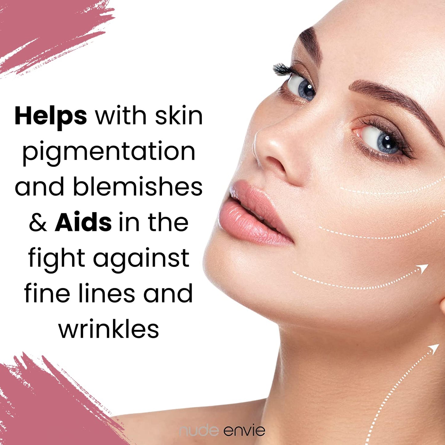 Nude Envie - Cream Blush - Creamy & Blendable for Easy Application - Pigmented Long-Lasting Dewy Finish - With Hyaluronic Acid - Mirror Compact - Vegan, Paraben-Free & Cruelty-Free - Passion