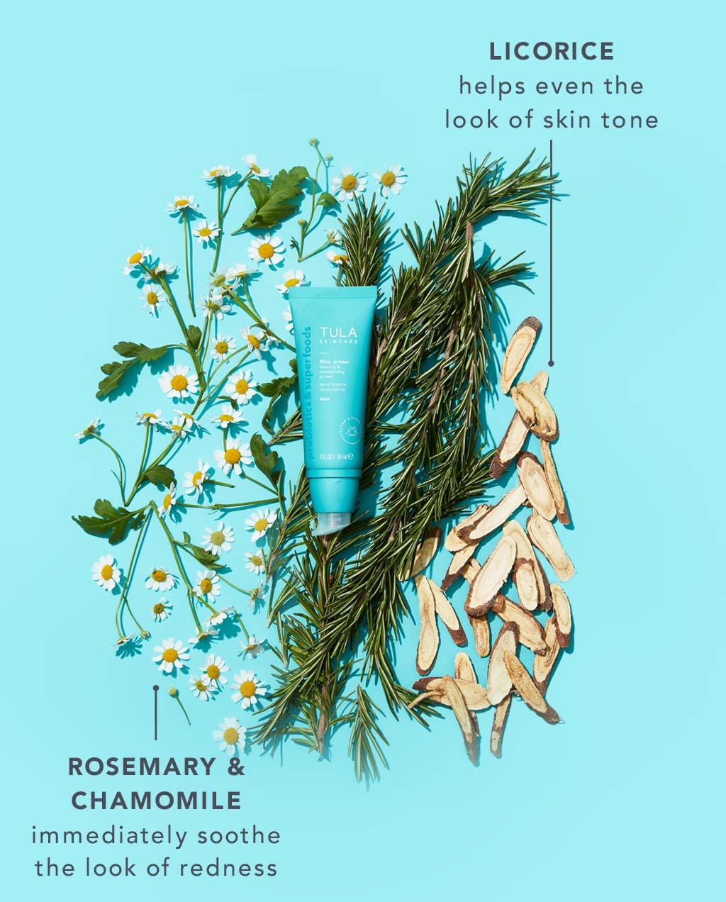 TULA Skin Care Face Filter Blurring and Moisturizing Primer - Supersize Luna, Evens the Appearance of Skin Tone & Redness, Hydrates & Improves Makeup Wear, 2.02fl oz