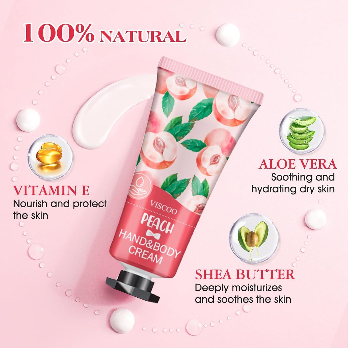 7 Pack Hand Cream Gifts Set for Women,Hand Lotion for Birthday Gifts for Women Teengirls, Bridesmaid Gifts,Thank You Gifts,Mini Moisturizing Hand Lotion Travel Size in Bulk for Dry Cracked Hands