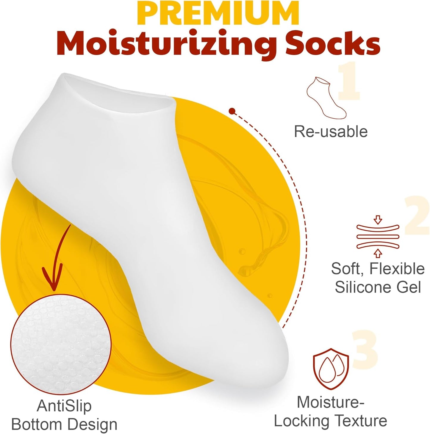 The Foot Guru Moisturizing Socks
