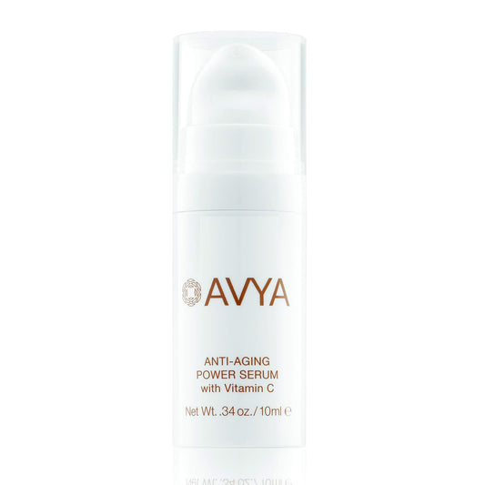 AVYA Anti-Aging Power Serum - Hyaluronic Acid Face Serum Plumps and Brightens Skin/Travel Size Retinol Treatment Reduces Fine Lines and Boosts Collagen for Smoother Skin / 0.34oz (10ml)