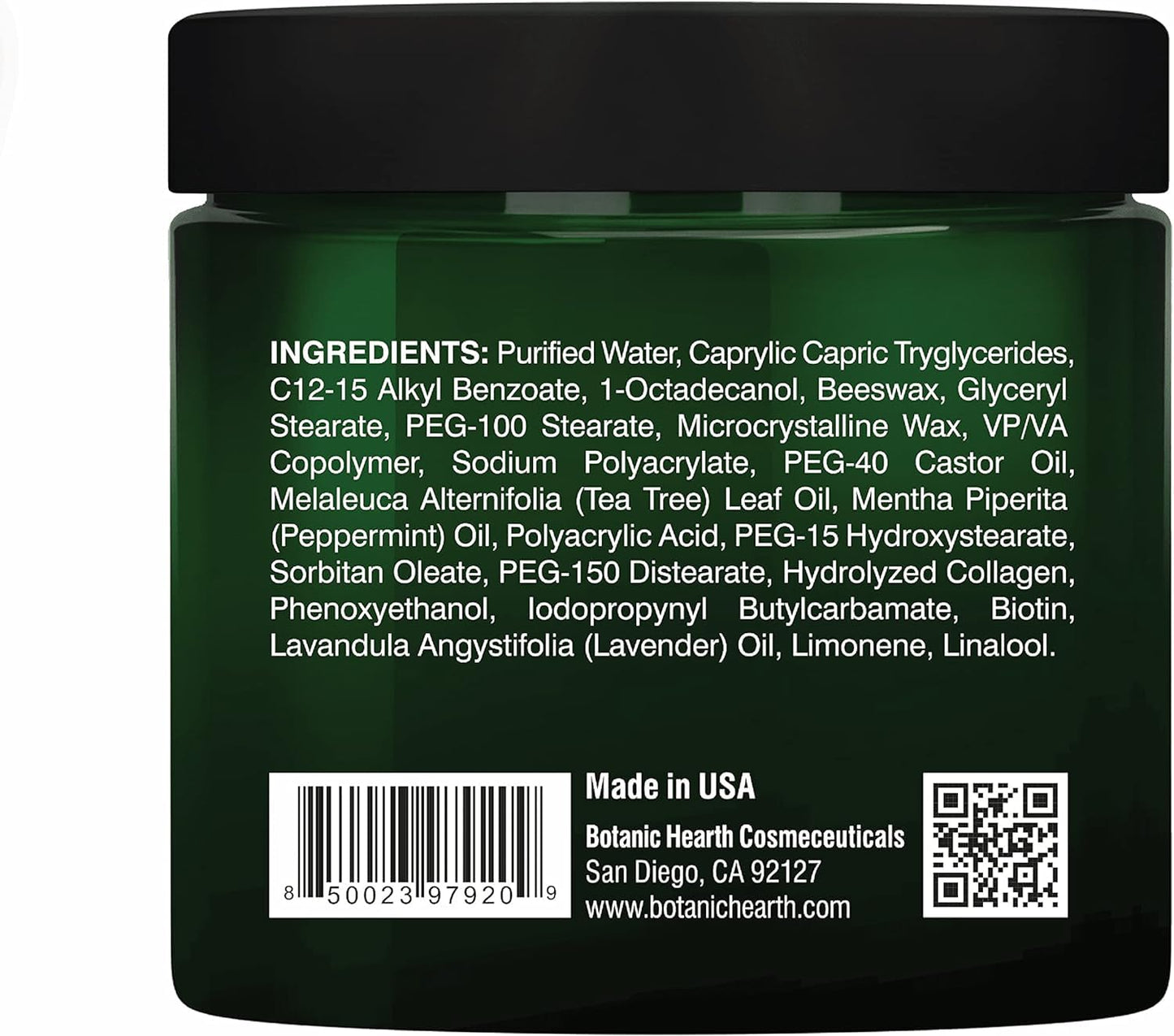 Botanic Hearth Tea Tree Shaping Cream, Hair Styling Cream With Collagen & Biotin | Style & Texture, Strong & Flexible Hold, For All Hair Types | Men And Women | Made In Usa | 7 Oz
