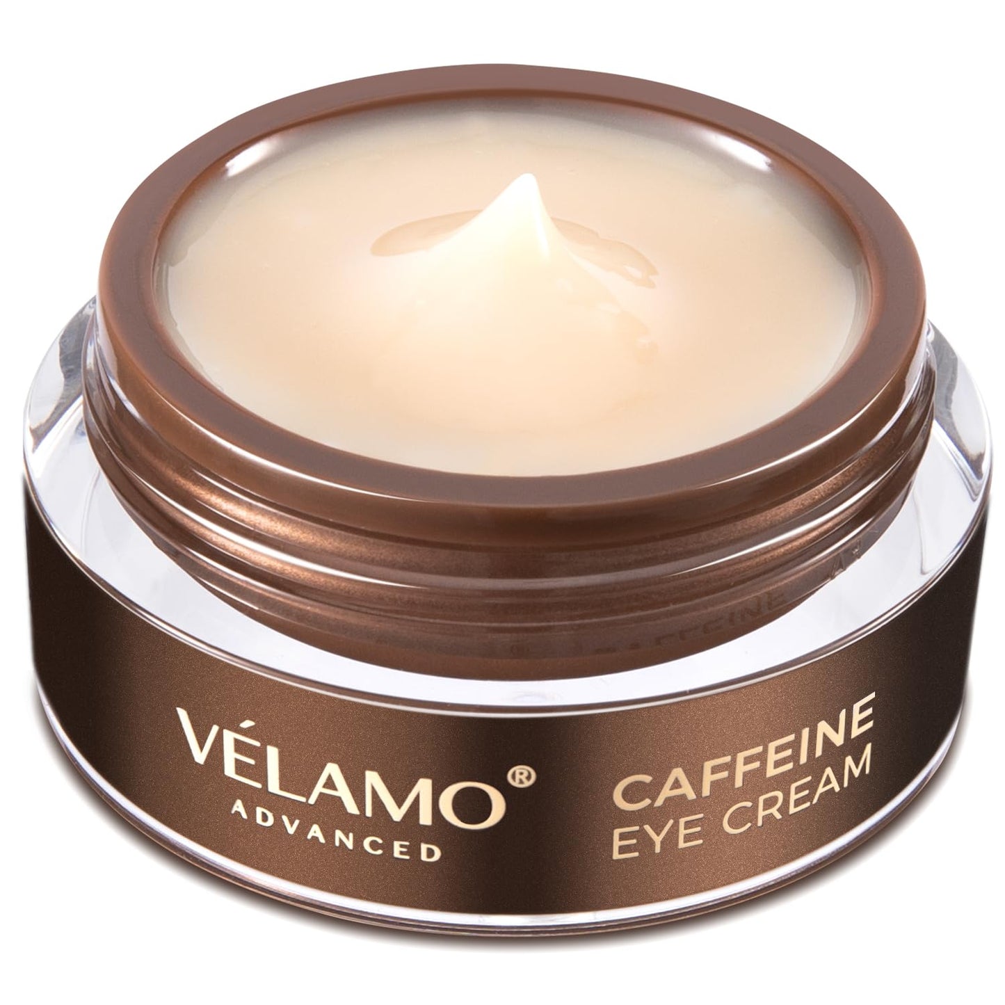 VELAMO ADVANCED Caffeine Eye Cream: for Dark Circles Puffiness Under Eye Bags Wrinkles 0.5 OZ/15g