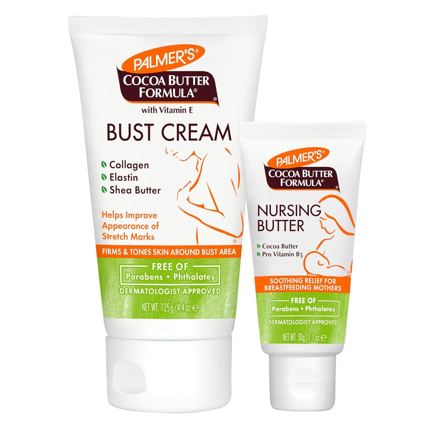 Palmer's Nursing Butter & Bust Cream bundle (Pack of 2)