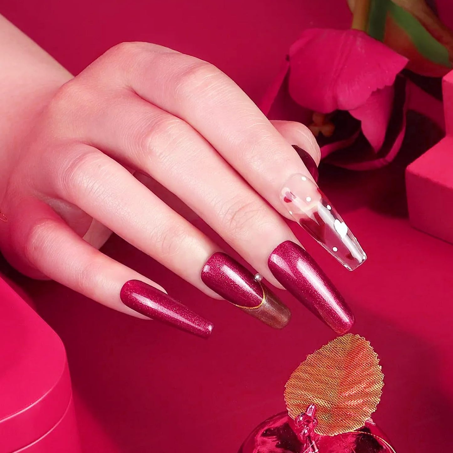 Major Dijit Quick Dry Nail Polish Bright Red Summer Nail Lacquer for Nail Art Regular Nail Polish 0.41 fl oz.