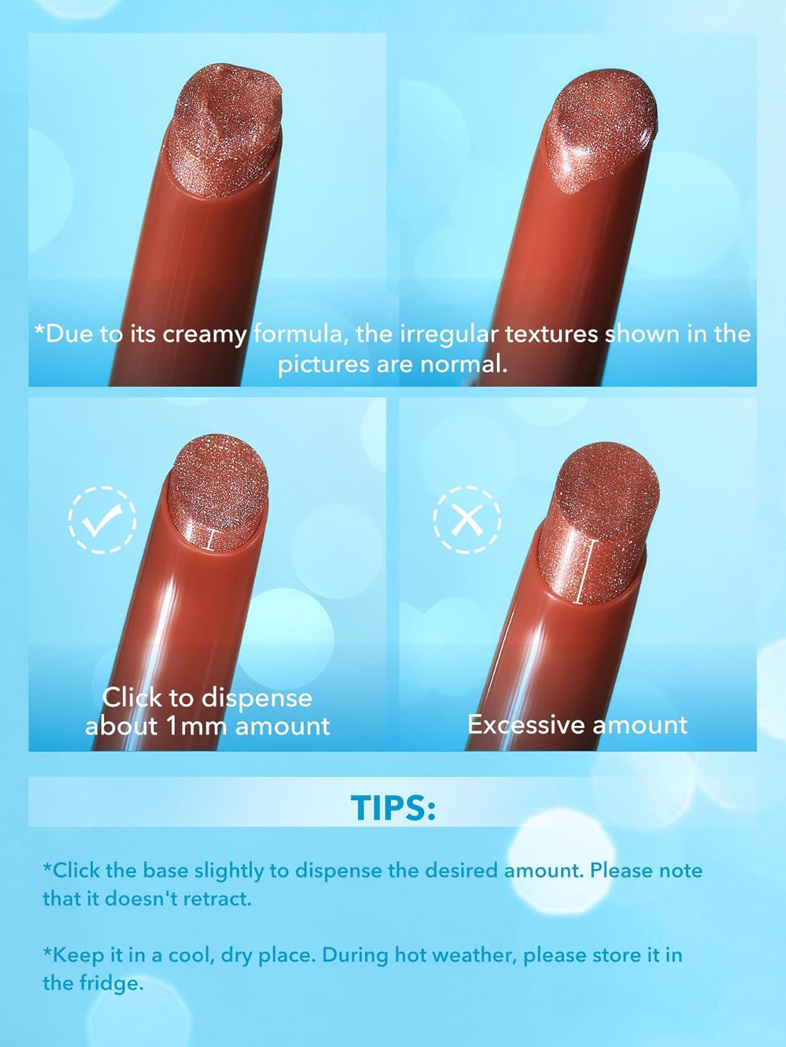 SHEGLAM Pout-Perfect Moisturizing Solid Lip Gloss Shimmer Lip Plumper - Gold Rush