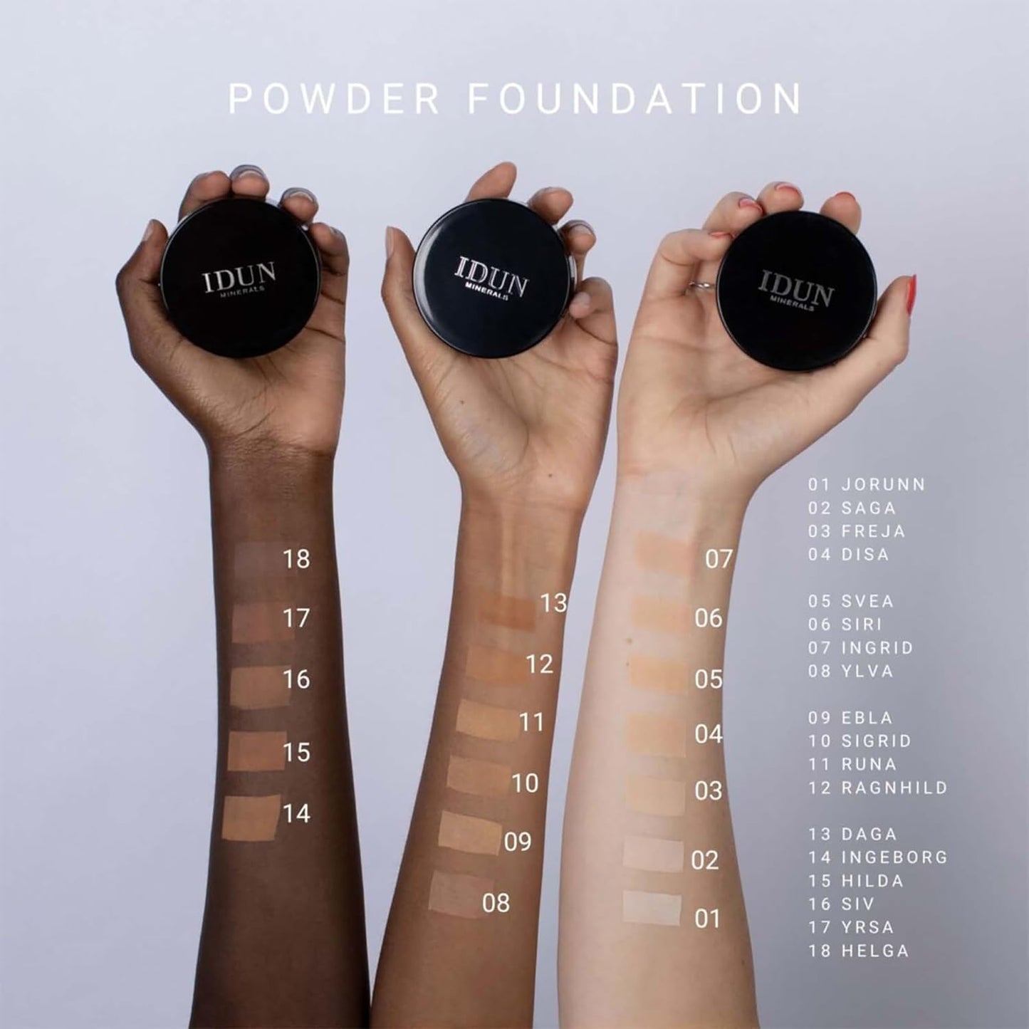 Mineral Powder Foundation - Longwear, Lightweight, Smooth Powder Formula - Blurring, Skin-Perfecting Finish - Vegan and Cruelty Free Formula - 026 Yrsa - 0.25 oz