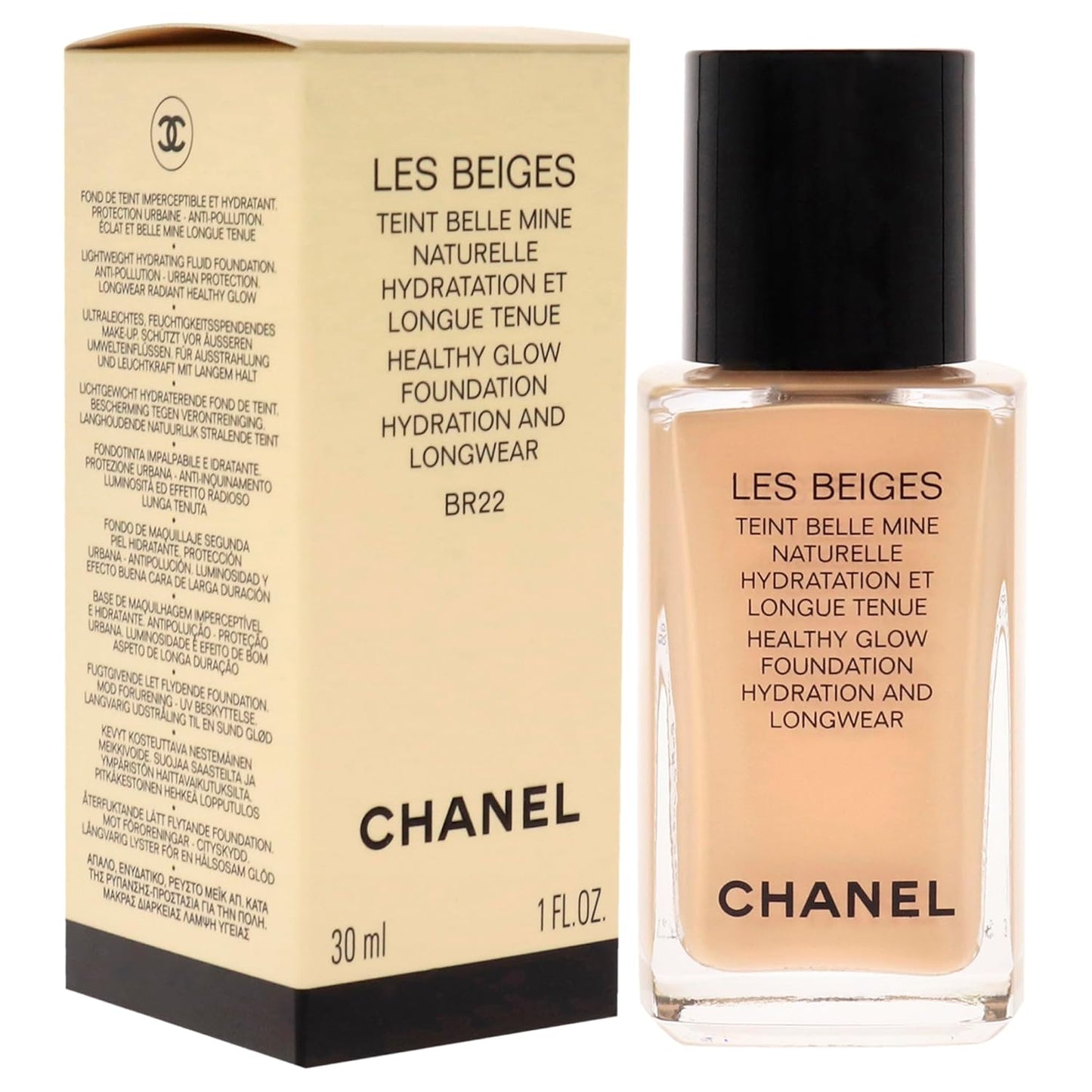 Les Beiges Healthy Glow Foundation - BR22 by Chanel for Women - 1 oz Foundation