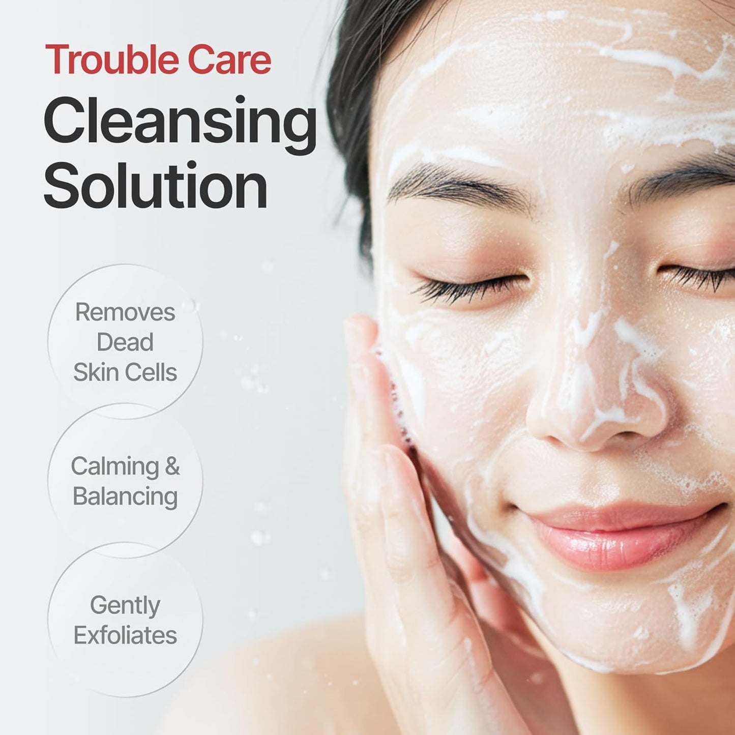 B6 Enzyme Powder Face Cleanser, Korean Skin Care Exfoliating Face Wash with PHA and Papain Enzyme, Face Exfoliator with Calamine and Vitamin B6, Gentle Cleanser, 55g (1.94 Oz)