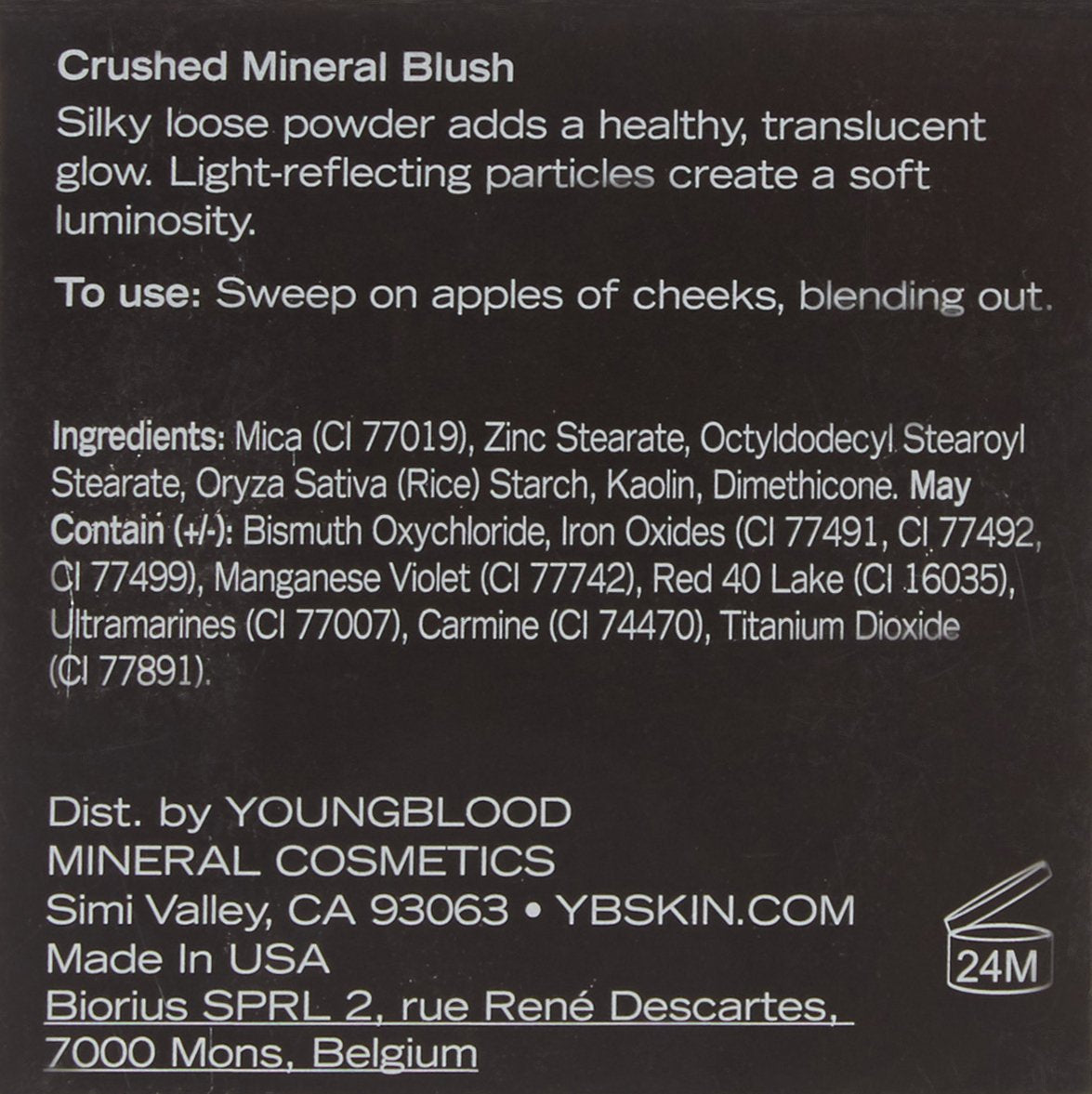 Youngblood Crushed Mineral Blush, Adobe, 3 Gram