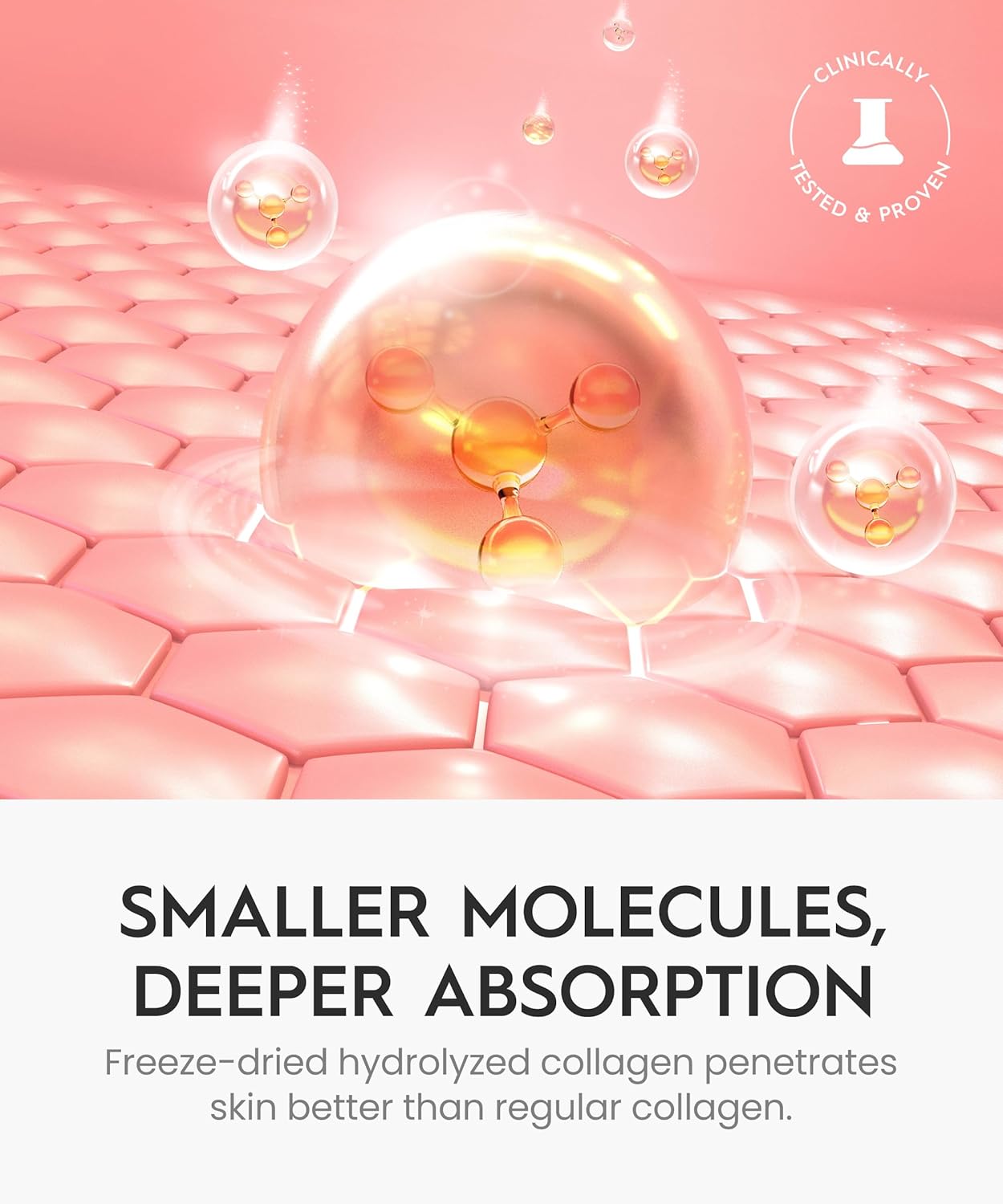 REVO Collagen Jelly – Korean Anti-Aging Plumping Formula with Hydrolyzed Collagen, Niacinamide, Hyaluronic Acid & Vitamin C – Skincare for Glass Glow Skin, Wrinkle Repair & Even Tone (3.52 Fl Oz)