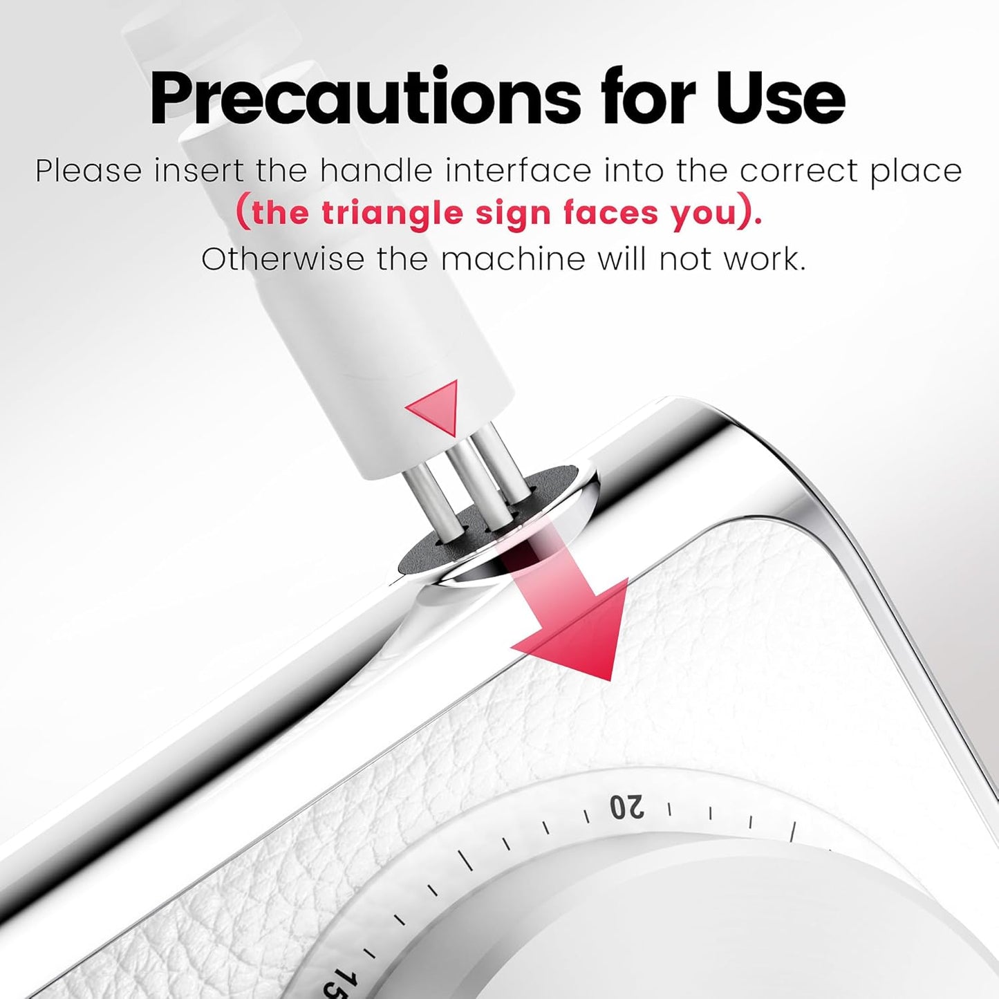 L'UGX Professional Nail Drill 30000RPM, Cordless Rechargeable Electric Nail File for Acrylic Nails Gel Polishing, Efile Nail Kit for Manicure Pedicure, Low Noise Low Vibration, 7Pcs Drill Bits, White