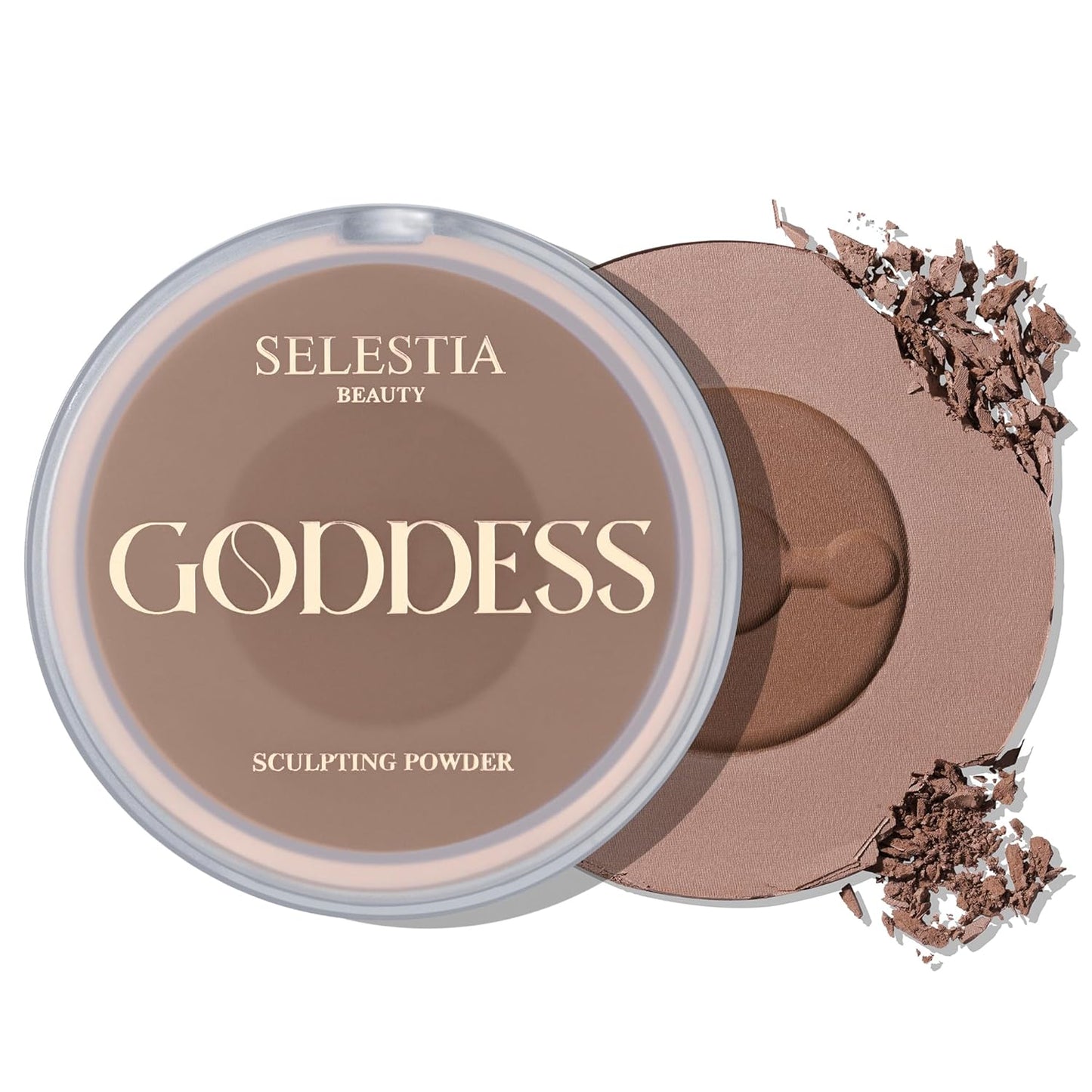 Sculpting Contour Powder Goddess - Matte Sculpting Powder - Easy to Blend Contouring Powder - Suitable for Various Skin Tones, 0.53 Oz