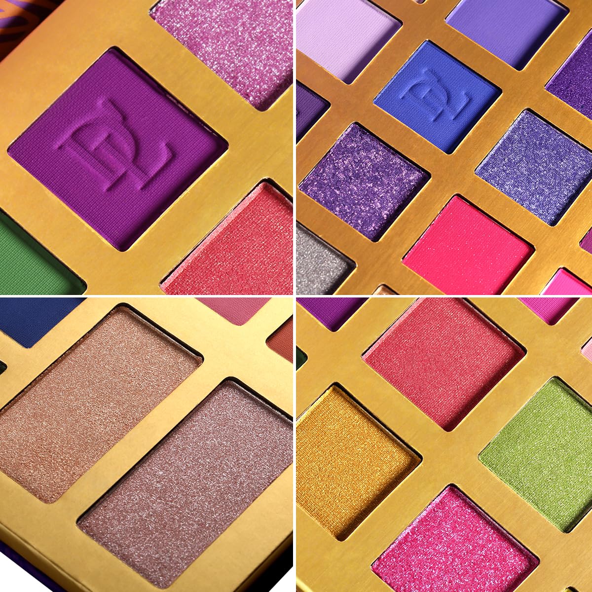 Large Eyeshadow Palette for Makeup Beginners, DE'LANCI Big Colorful All In One Makeup Palette for Stage Makeup, Blush Highlighter Contour Full Highly Pigmented Makeup Pallet Teen Holiday Gifts