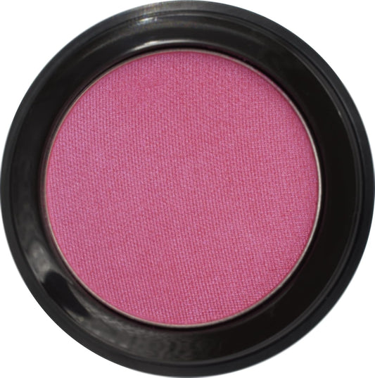 Fuchsia Rose Deep Pink Red Shimmer Opaque Pressed Powder Single Vegan Eyeshadow; Talc, Paraben & Cruelty Free