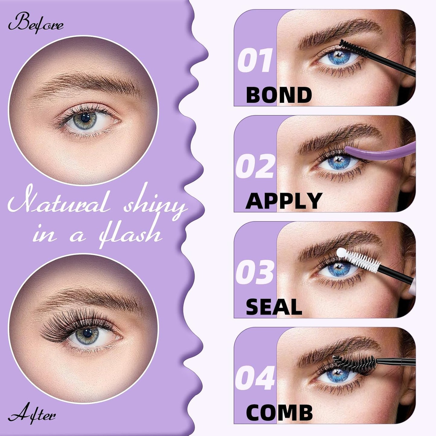 B&Qaugen Lash Clusters Kit Natural Lash Extension Kit for Beginners Z14 156 PCS Wispy Eyelash Extension Kit 8-18 Mixed Cluster Eyelash Extensions Kit D Curl Diy Lash Extension Kit at Home（kit，Z14）