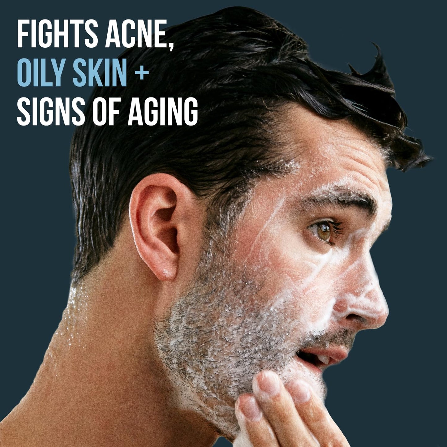 Premium Daily Power Scrub | 8 oz | Exfoliating Mens Face Wash | Deep Cleans + Prevents Breakouts | Face Wash Men's | Natural Ingredients | Made in USA