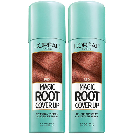 L'Oreal Paris Hair Color Root Cover Up Hair Dye Red 2 Ounce (Pack of 2) (Packaging May Vary)