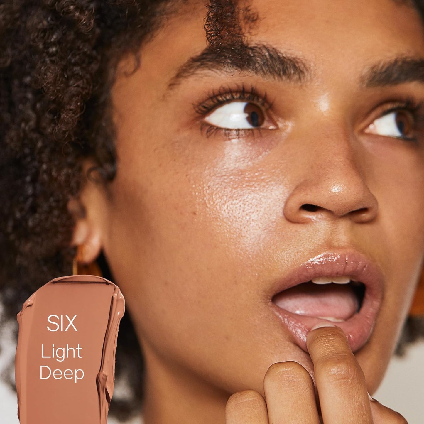 Saie Slip Tint SPF 35 Tinted Moisturizer - Light Coverage Moisturizer + Broad Spectrum Zinc Oxide Sunscreen with Hydrating Hyaluronic Acid - Shade Six (1.35 oz)