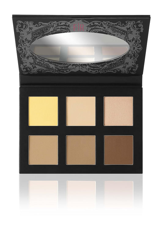 Frankie Rose Cosmetics Pro Contour Palette - Long-Wearing, Matte Finish Highlight Shades With Complementary Contour, Color Correctors & Shimmer Highlight Tones For All Skin Types