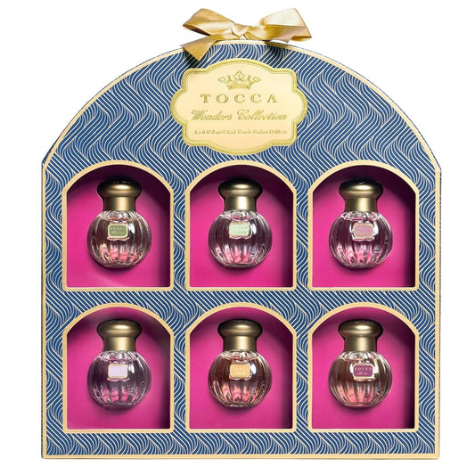 Tocca Wonders Mini Women's Perfume Deluxe Set of 6 - Includes Florence, Cleopatra, Stella, Giulietta, Colette and Lucia, 0.17 Fl Oz (5ml) Each