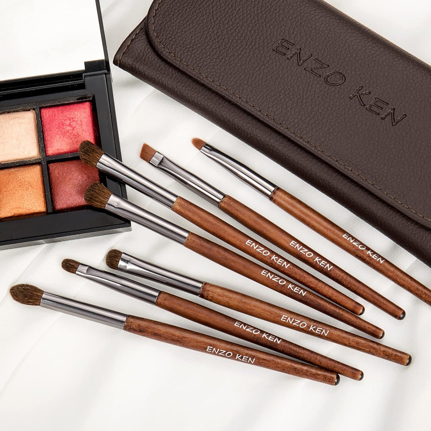 Natural Pony Hair Eye Shadow Brush Set, Small Eyeshadow Brushes Set, Eye Makeup Brushes Set Professional, Small Nose Contour Brush, Angled Eyeshadow Brush, Eyeshadow Blending Brushes