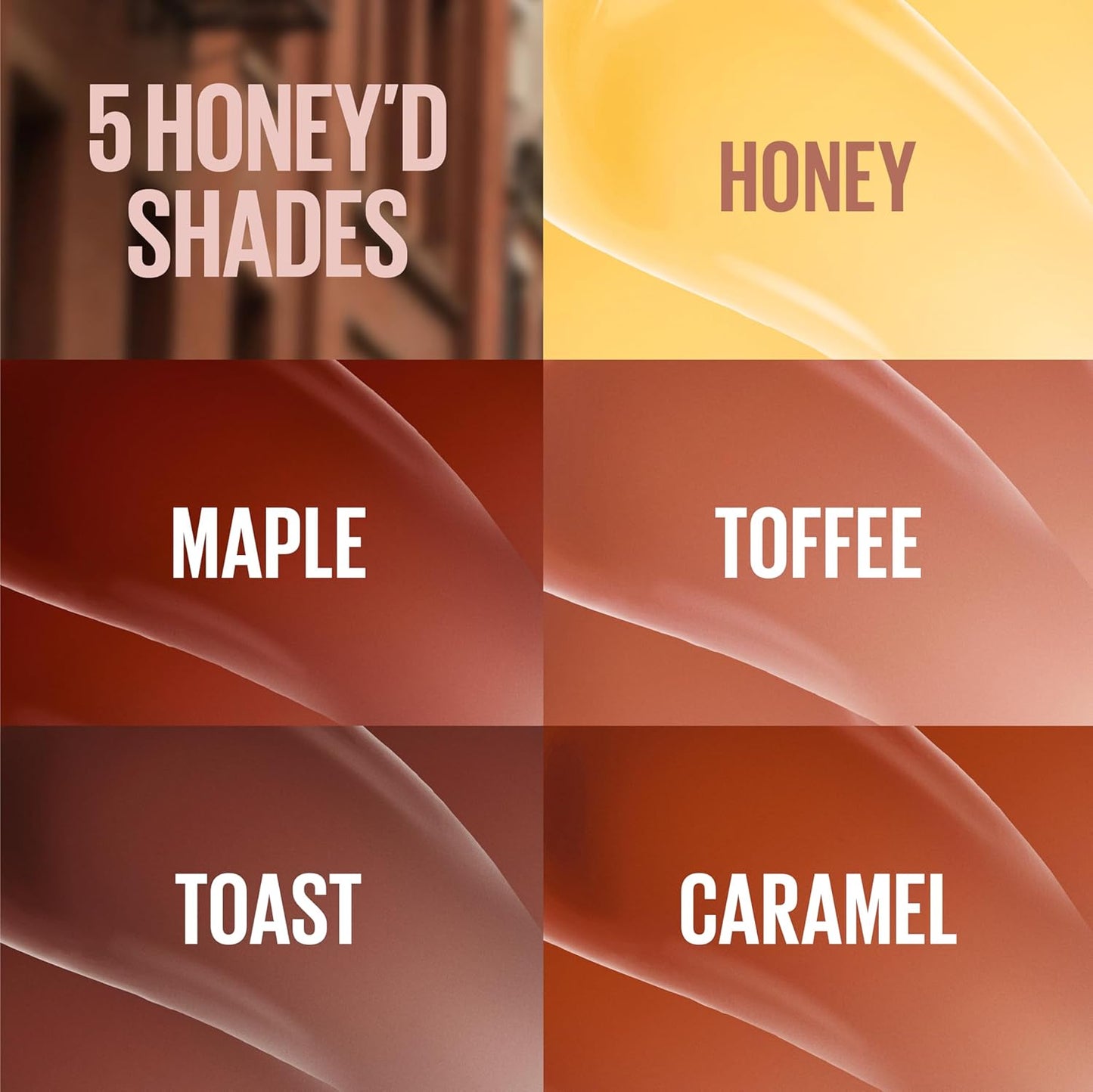 MAYBELLINE Lifter Gloss, Hydrating Honey'd Lip Gloss with Hyaluronic Acid, High Shine for Plumper Looking Lips, Caramel, 1 Count