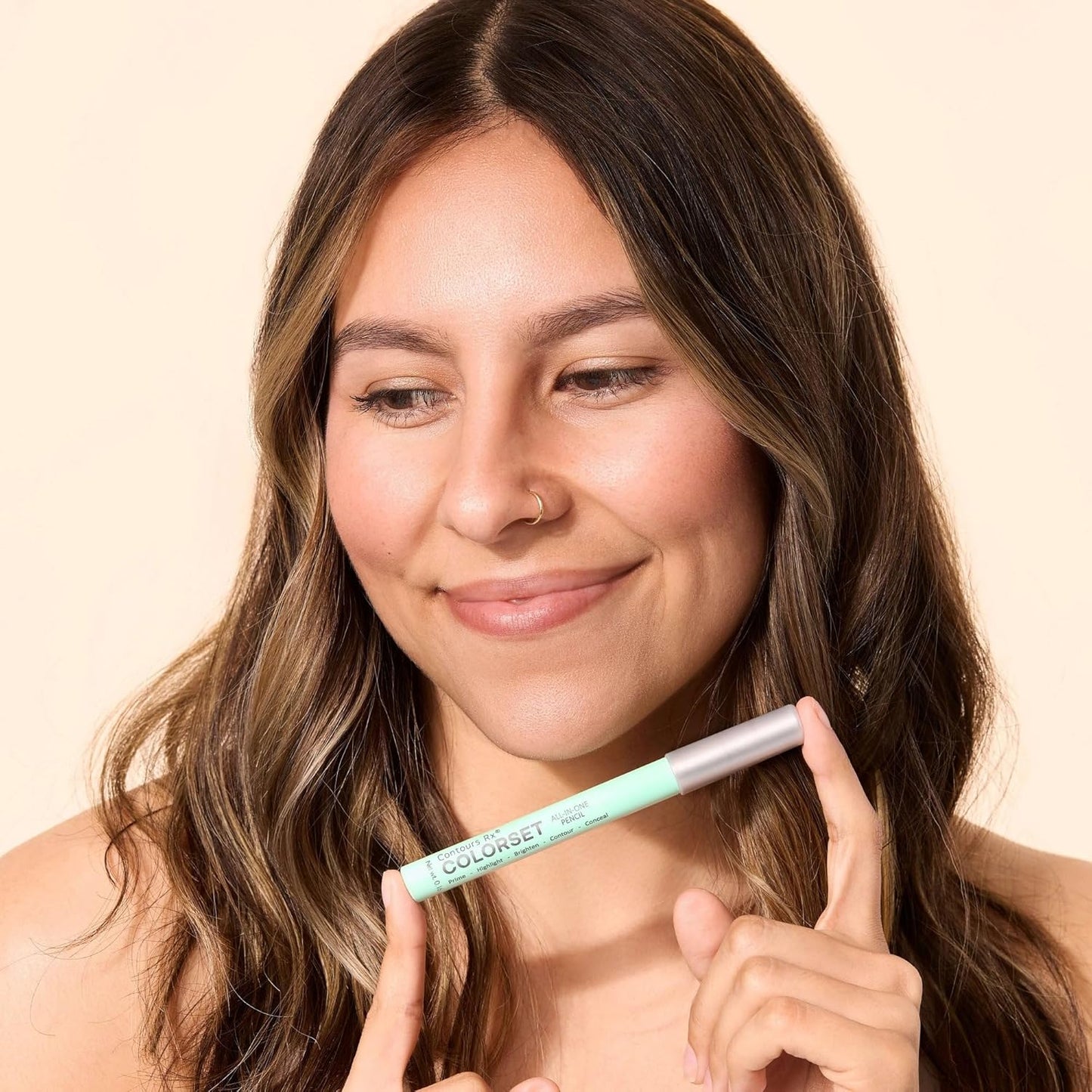 Contours Rx COLORSET All-in-One Primer Pencil – Brightens, Highlights & Conceals | Smooth Canvas for Eye Shadow & Uneven Skin Tone | Hydrating, Vegan & Gluten-Free