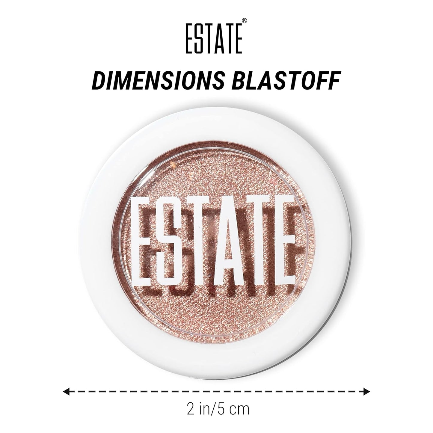 Estate Cosmetics Spacebound Highlighter – Cheeks & Nose Cream Formula – 3.5 g (0.12 oz) (Blastoff)