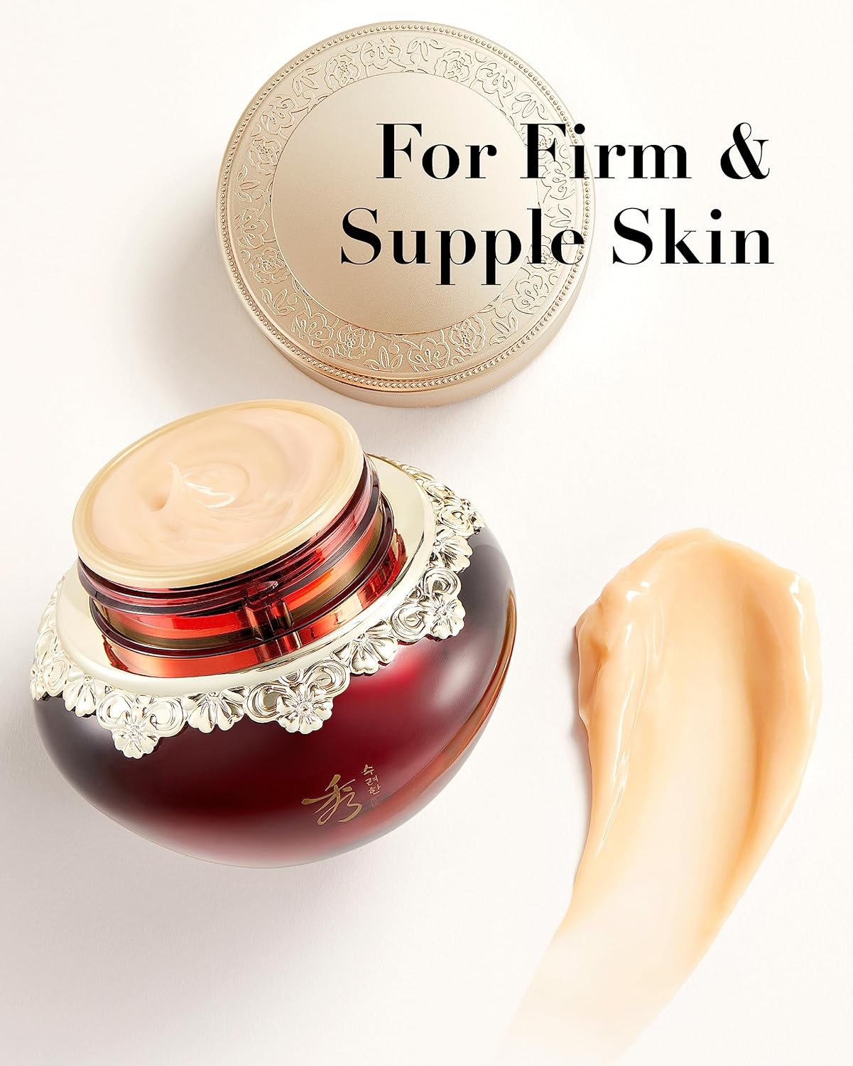 Sooryehan Hyobidam Face Moisturizer for Women. Korean Skin Care (Cream, 1.7fl oz) - Korean Facial Care. Wrinkle Cream for Women, Night Cream for Face with Wild Ginseng & Snow Fungus.