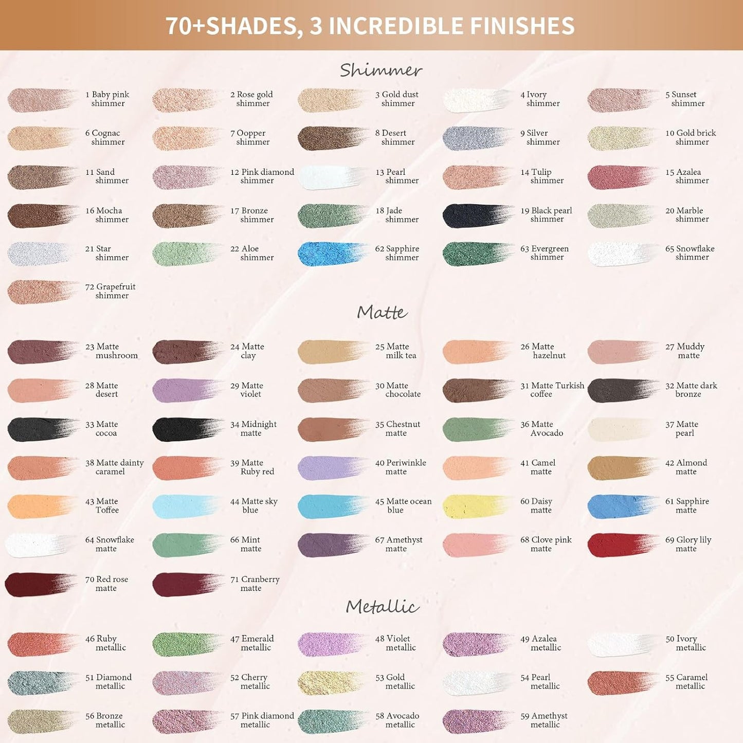 Cream Waterproof Hypoallergenic Eyeshadow Stick, long wear Metallic Glitter Matte Eye Shadow Pencil With Makeup Brush, Eye Brightener, 15 Azalea Shimmer