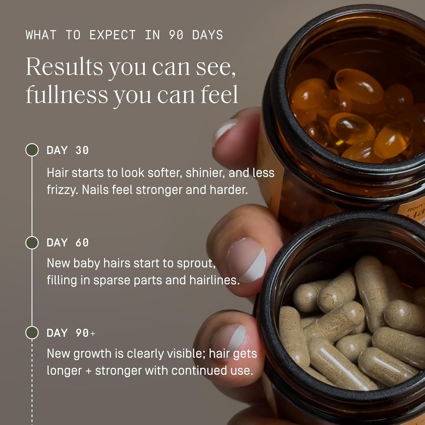 Prose Women’s Age 18-44 Hair Growth & Fullness Boost Supplements, Clinically Proven Growth Complex for Visibly Fuller Hair in 90 Days, Vegan, Biotin, No Hormone Disruptors, Gluten Free, 1 Month Supply