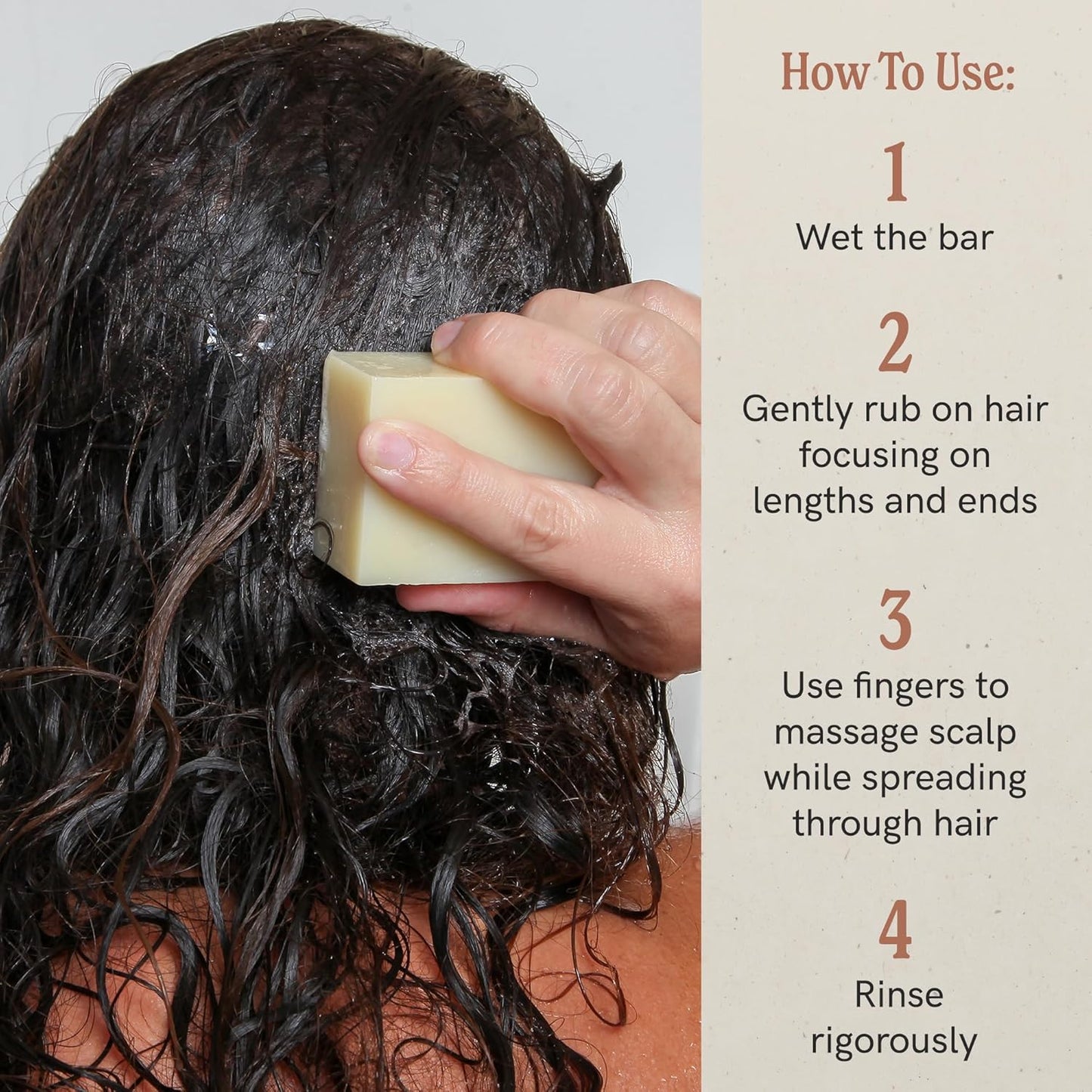 J·R·LIGGETT'S Shampoo Bar - Original Formula, All Natural Solid Bar Shampoo for Hair with Coconut Oil & Castor Oil, Sulfate Free, GMO Free, Gentle Lather and Refreshing, 3.5 oz - 1 Pack