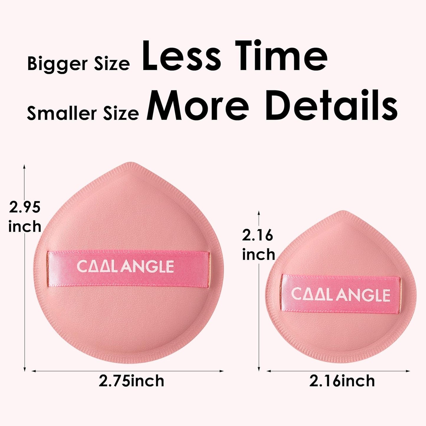 5Pcs Pink Makeup Sponge For Foundation Concealer And Powder, latex free Blender Sponge For Natural And Easy Makeup Soft Long-lasting And Beginner-friendly, Medium