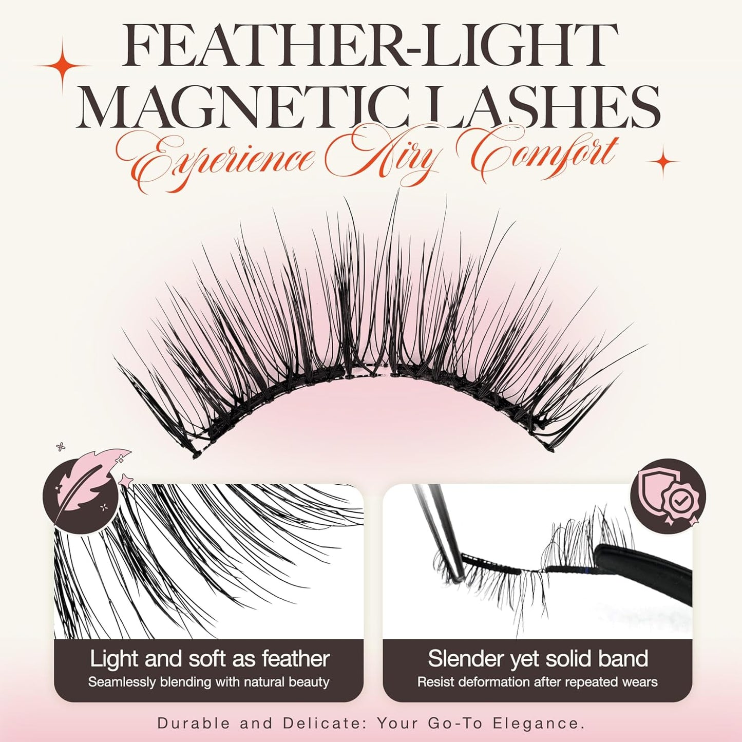 LASHVIEW Magnetic Eyelashes with Applicator,Reusable Soft Magnetic Eyelashes Natural Look, No Glue Needed RCM01-N
