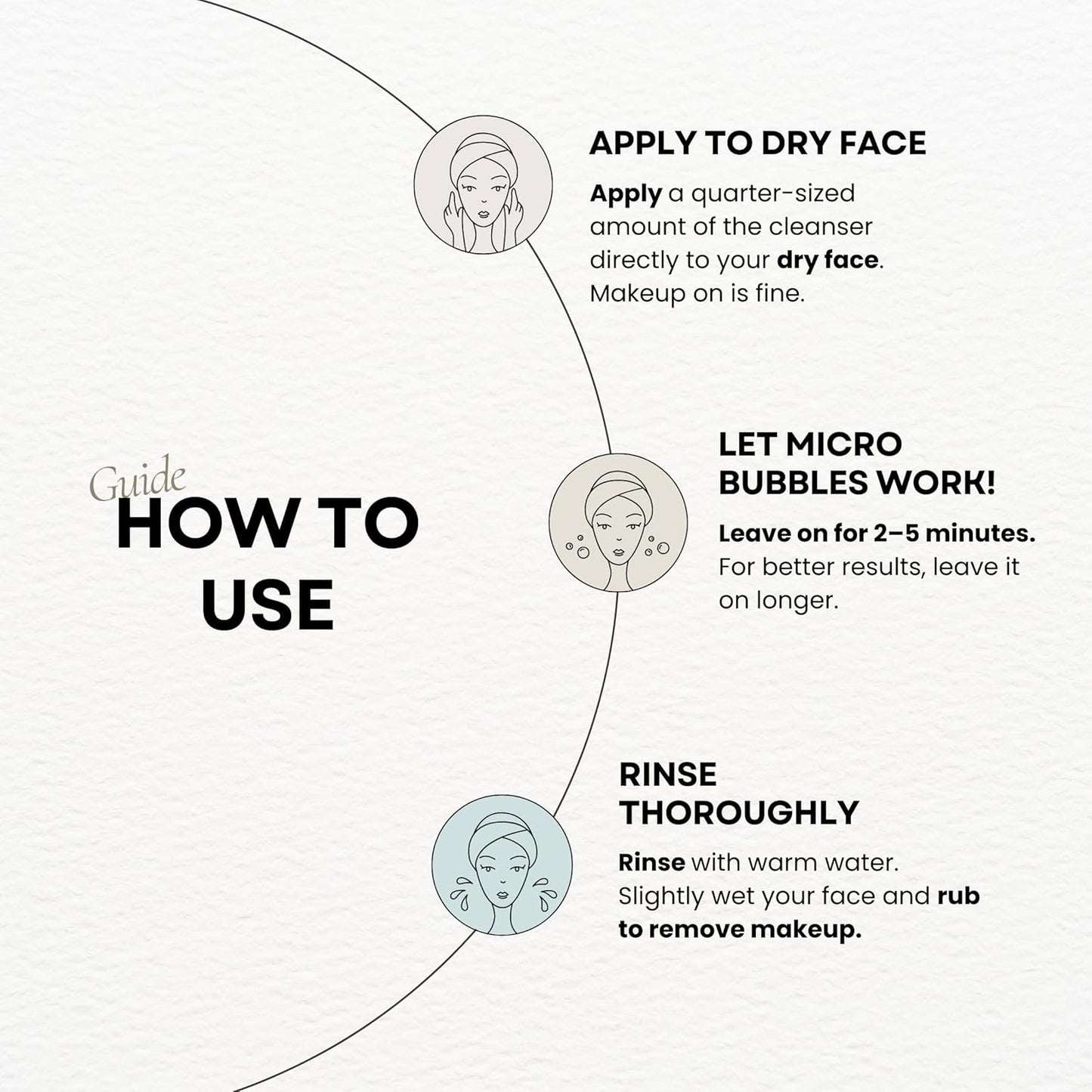 MPC Bubble Pore Cleanser, Korean Face Wash, Gentle Deep Pore Facial Cleanser with Caviar, Blackhead Makeup Remover, Pore Minimizer, Hydrating, Exfoliator, Oily, Dry Skin 10.1 fl oz