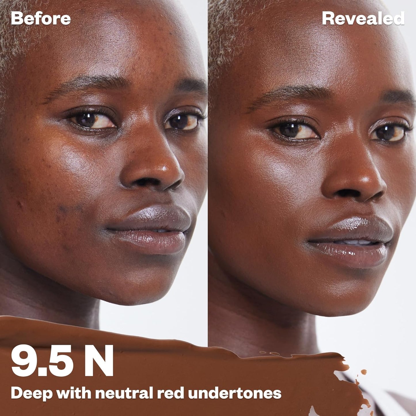 Kosas Revealer Concealer - Medium Coverage Makeup with Hyaluronic Acid, Conceals Dark Circles Under Eyes, Dark Spots and Blemishes + Brightens, Hydrates, Long-Lasting & Vegan,(Tone 9.5 N)