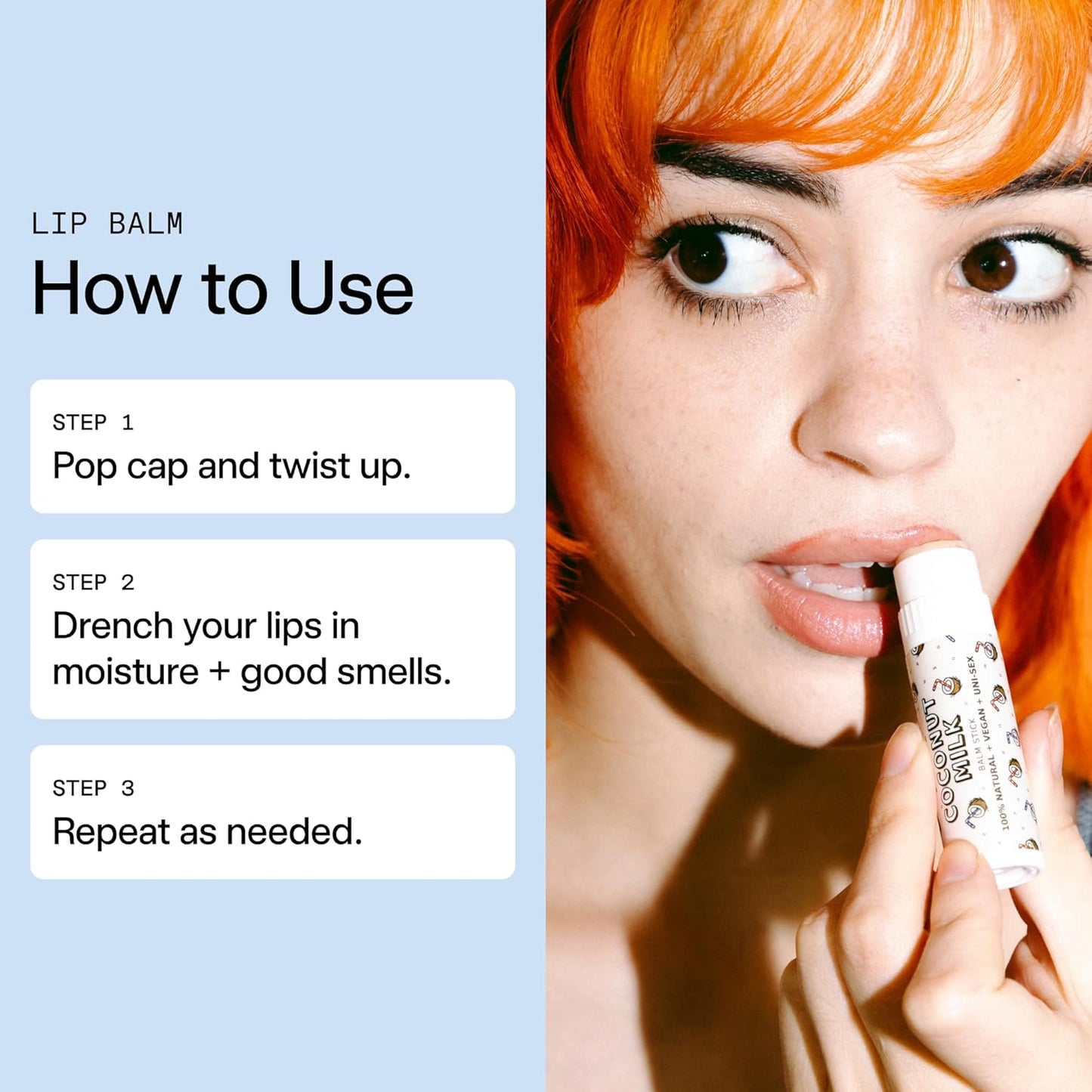 DedCool - Lip Balm Stick (Vanilla) Jumbo, Vegan, Flavored, Coconut Oil Lip Balm, Long Lasting, Moisturization, Hydrates Dry & Chapped Lips, Vegan, Natural, Clean, Non-Toxic, Fragrance For All