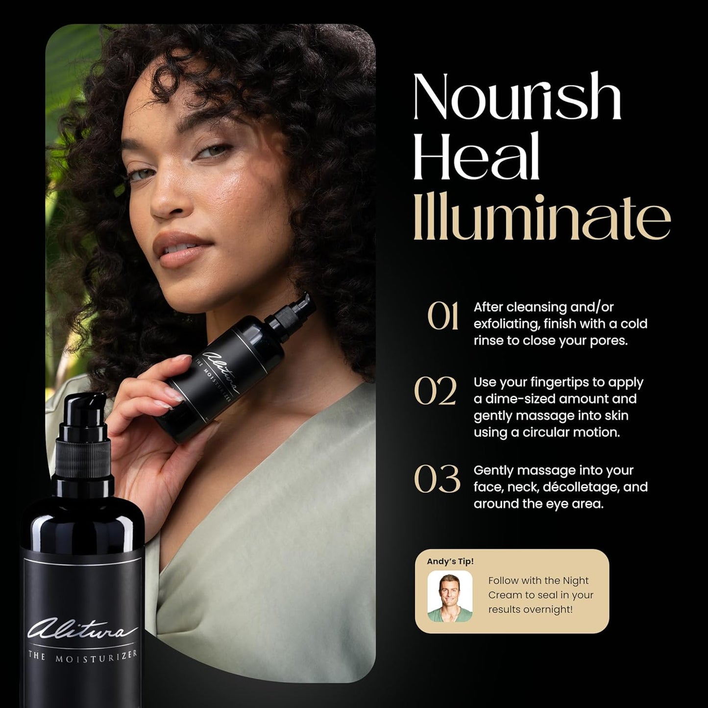 Alitura Naturals Face Moisturizer for Men & Women – 50ml Daily Hydrating Cream with Aloe Vera, Bee Propolis, Sea Buckthorn, & Honey – Anti-Aging, Soothing, Non-GMO, USA Made