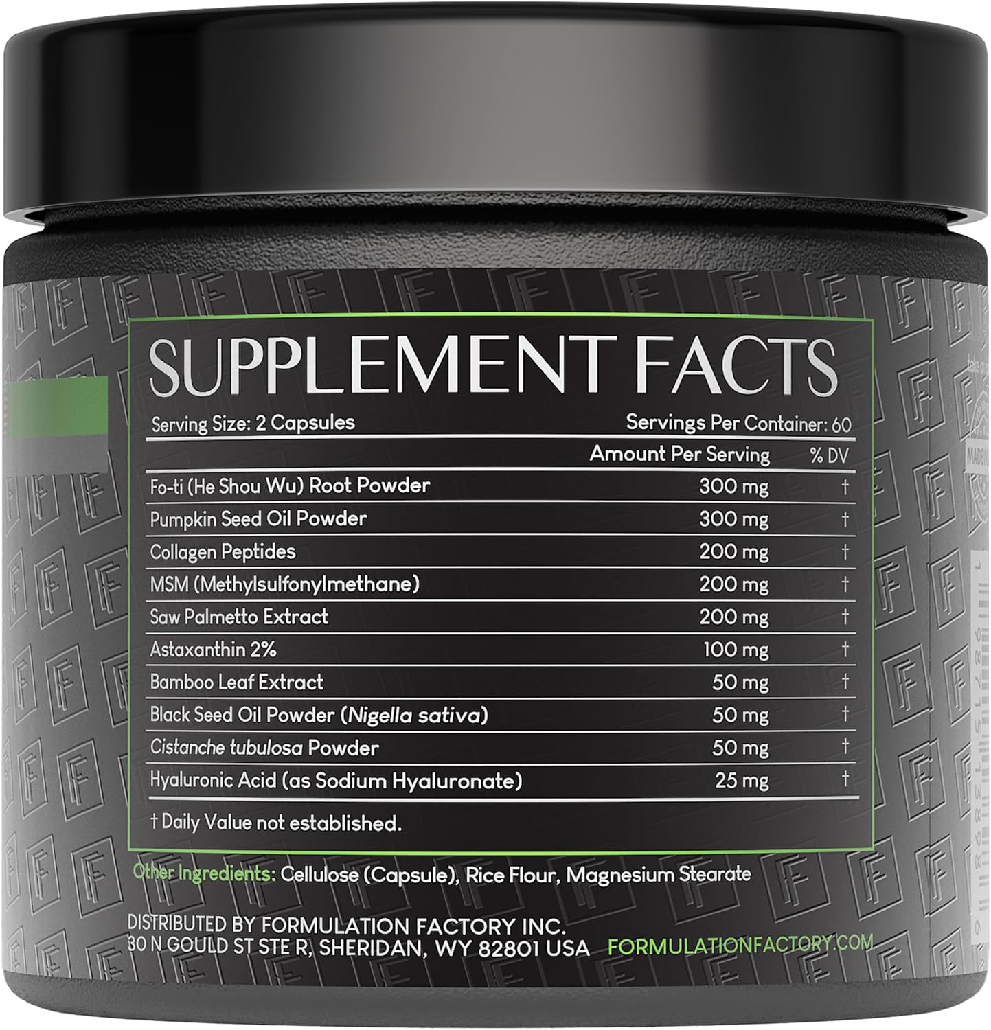 Crown of Glory 10-in-1 Hair Growth Maximizer, DHT Blocker with Saw Palmetto, Fo-Ti, Collagen, Supports Thicker Hair & Scalp Health (2 Month Supply, 120 Capsules)