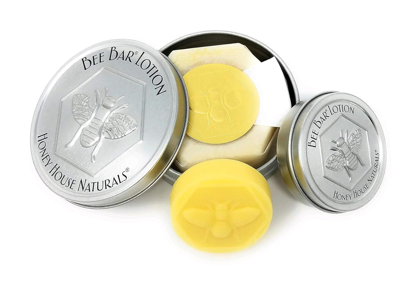 Bee Bar Honey House Naturals Duo – Natural – Small .6 ounce & Large 2 ounce (Natural)