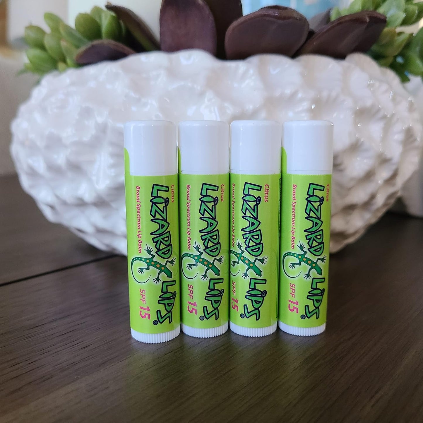 Lizard Lips SPF 15 Lip Balm (Citrus)