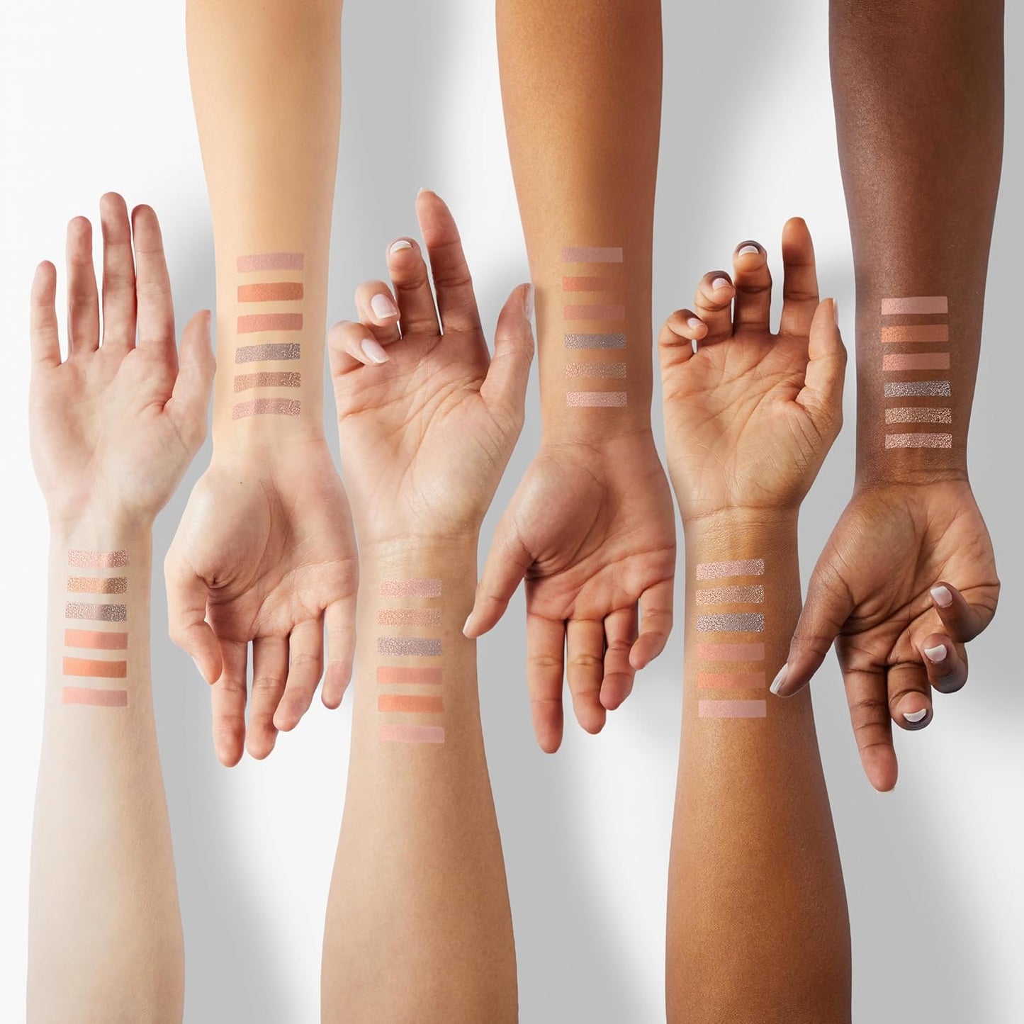 Juvia's Place Palette The Nudes - Neutral Hues, Blush, Sand, & Shimmer, Professional Eye Makeup, Pigmented Palette for Eye Color & Shine, Pressed, Shades of 6