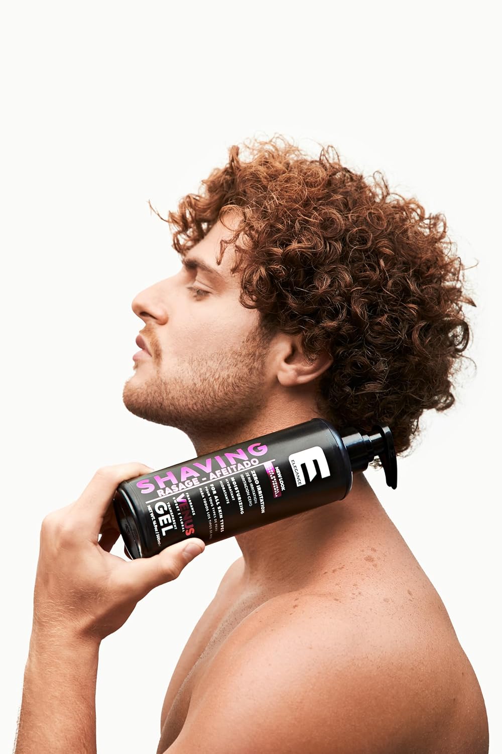 Elegance After Shave Lotion for Men, 500ml, Venus (Pink), Real Shaving Relief, After Shave that Hydrates and Revitalizes your Skin, 16.9 Oz Venus Pink)