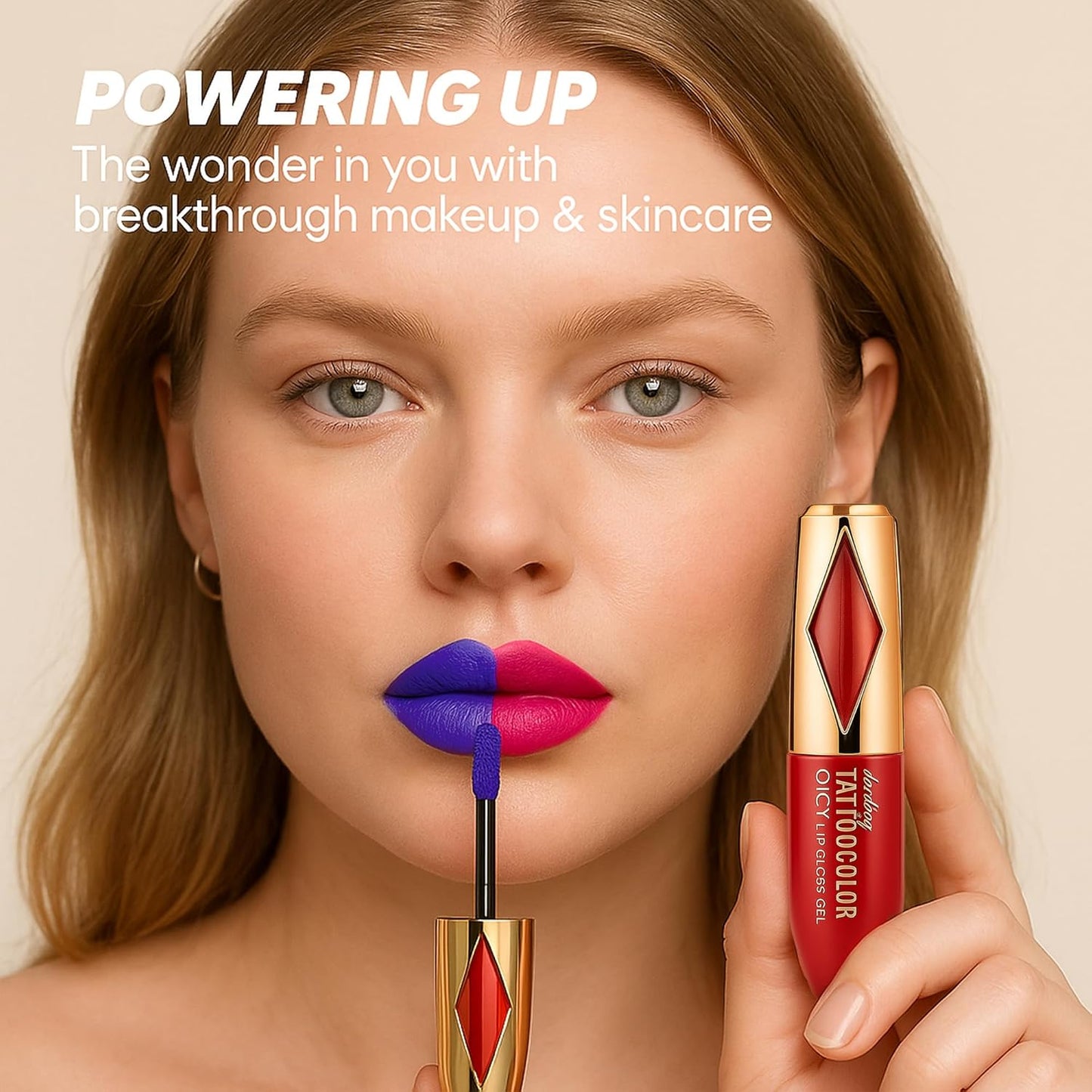 Peel Off Lip Stain -Lip Stain Peel Off Masque - Long Lasting, Waterproof and Transfer Proof Nude Lip Tint, Matte Finish Peel Off Makeup (04 First Kiss Stain)