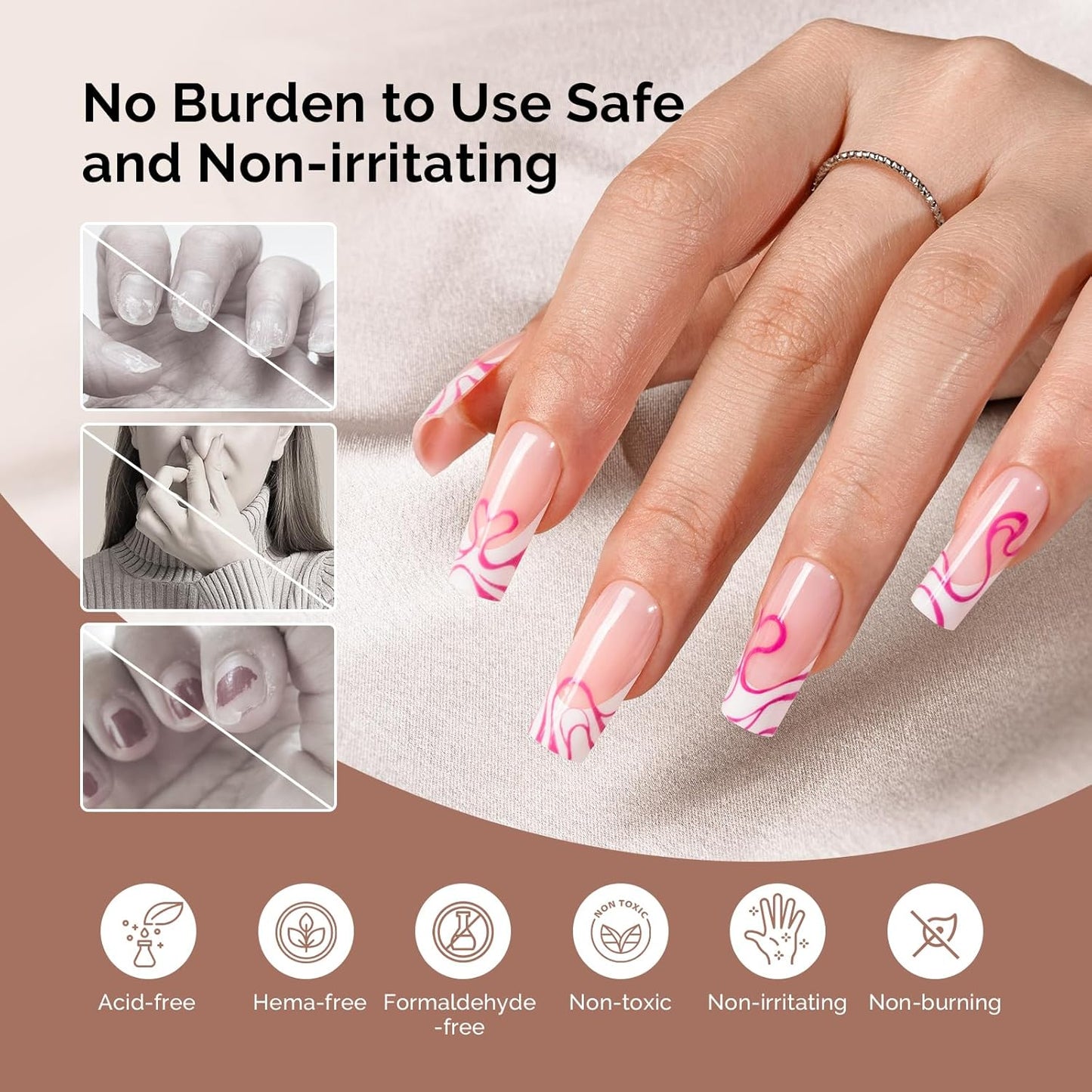 MelodySusie 2PCS Nail Dehydrator and Primer, Professional Natural Hema Free and Acid Free Primer,Dehydrator for Acrylic Powder and Gel Nail Polish,Fast Dry 15ML